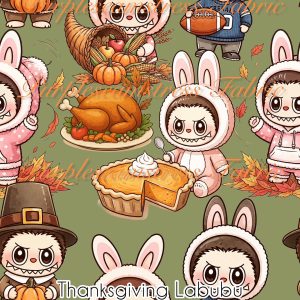 Thanksgiving Labubu - Fabric