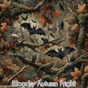 Woodsy Autumn Fright - Fabric