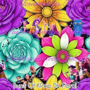 Burst of Kpop DH Floral - Fabric