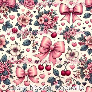 Cherry Blossom Coquette - Fabric
