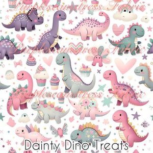 Dainty Dino Treats - Fabric