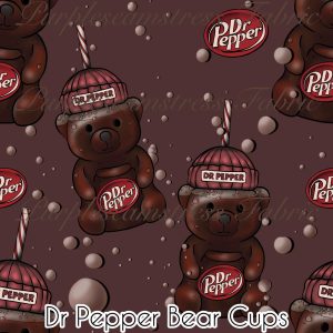 Dr Pepper Bear Cups - Fabric