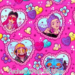 Fuchsia Kpop DH Vday - Fabric