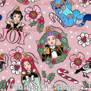 Pink Kpop DH Christmas - Fabric