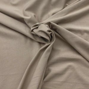 Khaki Cotton Lycra - Fabric
