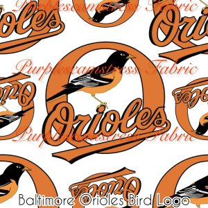 Baltimore Orioles Bird Logo - Fabric
