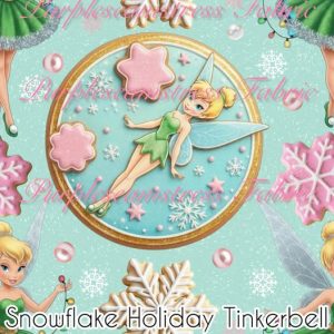 Snowflake Holiday Tinkerbell - Fabric