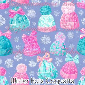 Winter Hats Coquette - Fabric