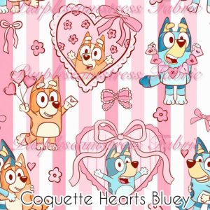 Coquette Hearts Bluey