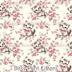 Ditsy Print Kittens