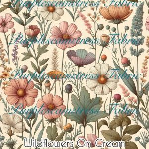 Wildflowers on Cream