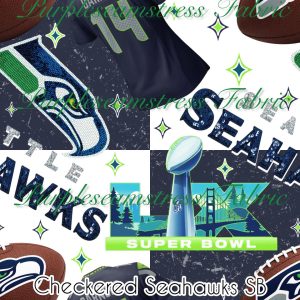 Checkered Seahawks SB - Fabric