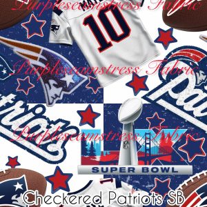 Checkered Patriots SB - Fabric