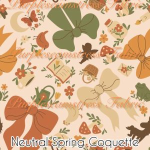Neutral Spring Coquette - Fabric
