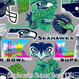Seahawks Super Bowl LX - Fabric