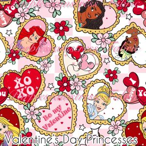 Valentine's Day Princesses - Fabric