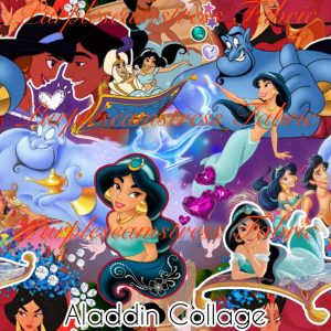 Aladdin Collage - Fabric
