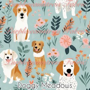 Doggy Meadows - Fabric