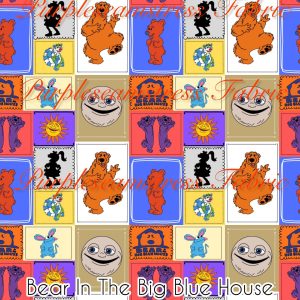 Bear in the Big Blue House - Fabric