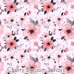 Cherry Blossom Sprays - Fabric