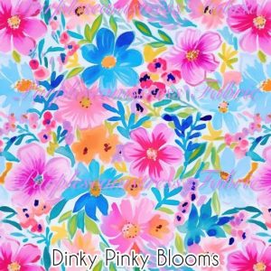 Dinky Pinky Blooms - Fabric