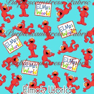 Elmo's World - Fabric