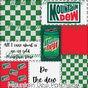 Mountain Dew Patchwork - Fabric