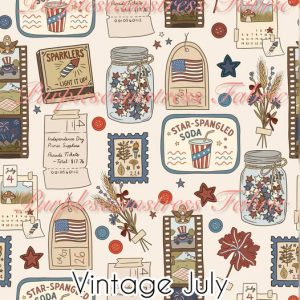 Vintage July - Fabric
