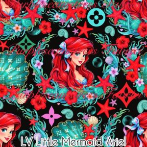 LV Little Mermaid Ariel - Fabric