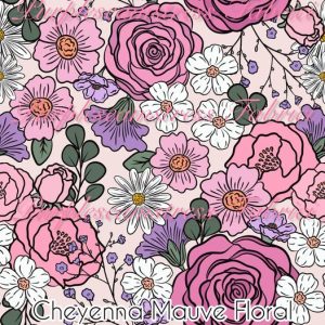 Cheyenna Mauve Floral - Fabric