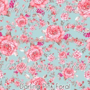 Darling Pink Floral - Fabric