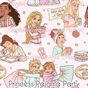 Princess Pajama Party - Fabric