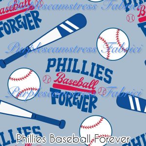 Phillies Baseball Forever - Fabric
