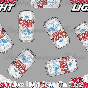 Corona Beer on Blue - Fabric