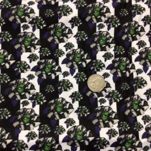 RTS Beetlejuice Roses Cotton Woven - Fabric