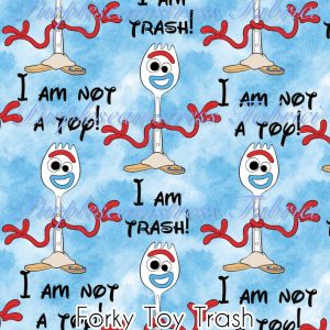 Forky Toy Trash - Fabric