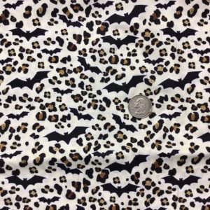 RTS Leopard Bats Cotton Woven - Fabric