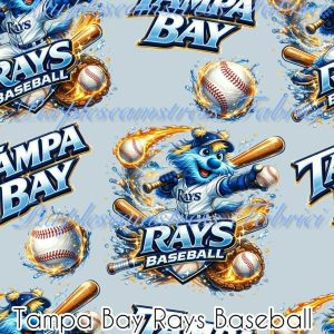 Tampa Bay Rays Baseball - Fabric