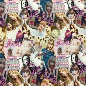 RTS Taylor Swift Double Brushed Poly - Fabric