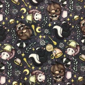 RTS Trash Babies Tea Party Cotton Lycra - Fabric