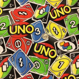 RTS Uno Card Game Cotton Woven - Fabric